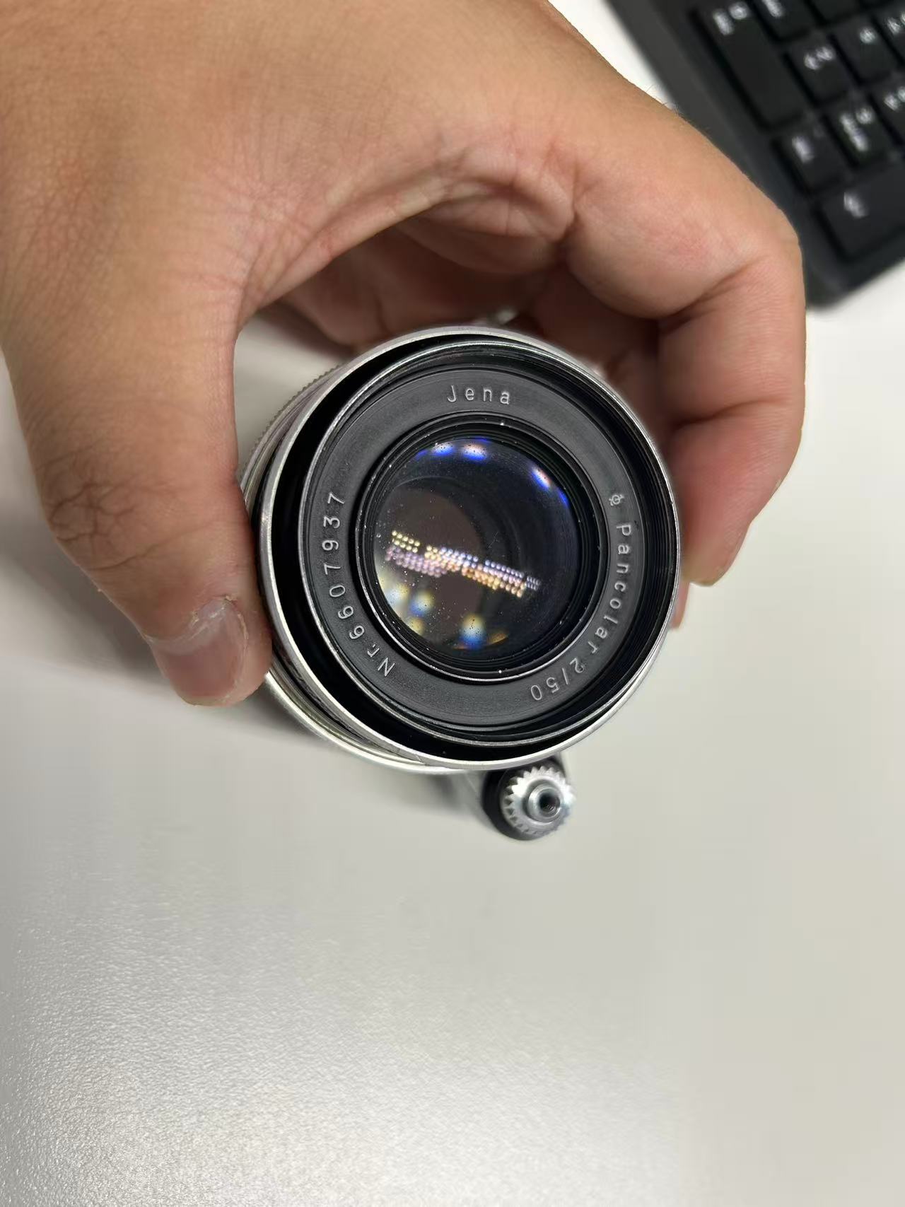 [Product=Lens][Brand=Carl Zeiss Jena][Model=Pancolar 50mm F2][FocalLength=50][MaxAPT=2][SN=6607937][Date=20250903][MD5=2b2f278ea4ad8e0ed2078b8761b58c82].jpg