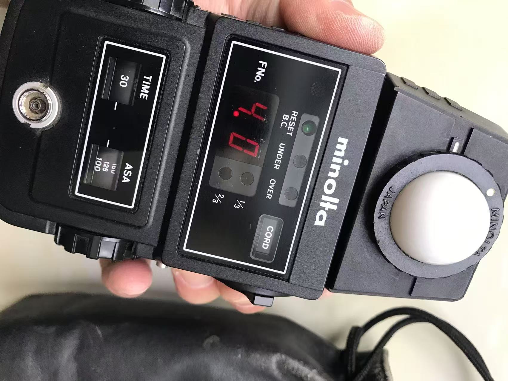 [Product=LightMeter][Brand=Minolta][Model=FLASH METER II][SN=115952][Measure=Incident][Display=Digital][Date=20250307][MD5=b2b09be0183a106985129e3803e5a34f].jpg